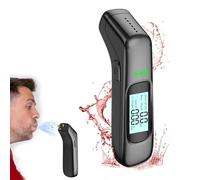 hzuisst Etilometro Portatile Certificato, Alcol Test Portatile Non è Necessario Un Tubo di Soffiaggio, Alcool Test con Display LCD Digitale Adatto per Uso Domestico e Professionale