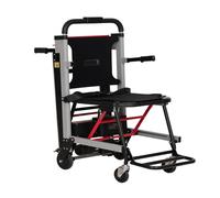 HZWJD Montascale per Anziani,Montascale Elettrici,Sedia Pieghevole Portatile,Include Batteria al Litio da 13 Ah,per Pazienti Anziani,capacità di Carico 159 Kg/350 Libbre Gray,13ah