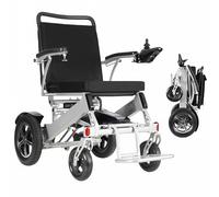 HZWJD Sedia A Rotelle Elettrica Multiterreno,Sedie A Rotelle Elettriche per Adulti, Sedie A Rotelle Elettriche Pieghevoli Leggere Motorizzate,Batteria Rimovibile da 6AH/10AH/12AH 6A