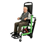 HZWJD Sollevamento Elettrico per Sedia A Rotelle per Scale,Scala per Sedia Portatile Pieghevole,Montascale per Anziani,Sedia A Rotelle per Salire Scale,Carico Sicuro 169 kg 13ah