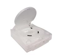 Hzxkqmil Guscio di ricambio per console videogiochi SEGA Dreamcast DC retrò, custodia in plastica traslucida, accessori per Dreamcast DC, bianco trasparente