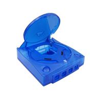 Hzxkqmil Guscio di ricambio per console videogiochi SEGA Dreamcast DC retrò, custodia in plastica traslucida, accessori per Dreamcast DC, blu trasparente