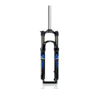 HZXQCVB 26/27,5/29'' Forcella Ammortizzata per Mountain Bike Corsa 100mm 1-1/8" Freno A Disco Forcella Anteriore A Molla Forcella Meccanica in Lega di Alluminio QR 9mm(Black-Blue,27.5'')