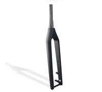 HZXQCVB Carbonio Mountain Bike Forcella Rigida 27,5/29IN Forcella per Bicicletta Conica da 1-1/2'' Forcella Anteriore Boost Perno Passante 15x110mm Freno A Disco(29in-Black)