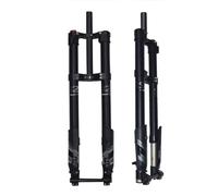 HZXQCVB Forcella A Sospensione Rovesciata 26 27,5 29'' Forcella Pneumatica DH Doppia Spalla Forcella Anteriore MTB Escursione 160mm Ritorno Regolabile Perno Passante(15x110mm)