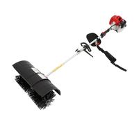 HZXXZY Spazzaneve portatile da 52 cc, a 2 tempi, 2,3 CV, a benzina, con piastra di rimbalzo e tracolla, scopa a benzina da 1,7 kW, per prati artificiali, strade, fattorie