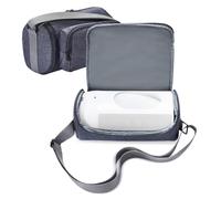 Hzycwgone Borsa da Viaggio per Bose NUOVO Diffusore Portatile SoundLink Max,per Sonos Move/Move 2 Altoparlante intelligente,Custodia da Trasporto per Sonos Move/Move 2 Base di Ricarica,Cavo(Blu)
