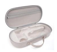 Hzycwgone Custodia da Viaggio per Dyson Supersonic Travel Asciugacapelli | Borsa Protettiva Rigida Copertura Portatile Cover per Dyson Supersonic Travel HD19 Attacco Accessorio, Beige
