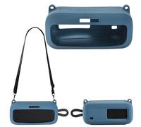 Hzycwgone Custodia per Bose Nuovo SoundLink Plus diffusore Bluetooth portatile,Borsa Cover in Silicone Viaggio Accessori con Tracolla per Bose Soundlink Plus(Blu Custodia)