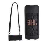 Hzycwgone Custodia per JBL Grip Speaker Bluetooth Compatto,Borsa Cover in Silicone Viaggio per JBL Grip con Tracolla & Moschettone Accessori (Nero Custodia)