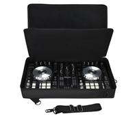 Hzycwgone Custodia Viaggio per Hercules Inpulse 500, per Pioneer DDJ-SR2/SR | Borsa a Tracolla Zaino Porta Console DJ Valigia per Native Instruments Traktor Kontrol S4 Mk3 & Cuffie, Tablet, Cavo, Nero