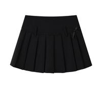 HZYFZPH Women's Blazer Skort Summer Petite Slit High Waist Shorts-Black-Small