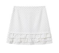 HZYFZPH Women's Mesh Blazer Mini Skirt Summer Petite High Waist-White-Medium