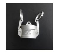 HZZGMANCAJ 1/2" Socket End cap Type C Camlock Quick Disconnect Coupling 304 Stianless Cam Groove for Hose Pumps