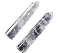 HZZGMANCAJ 1pc 6-6.5kg Clear Quartz Crystal Obelisk Tower Wand