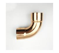 HZZGMANCAJ 32mm Inner Dia Copper 90 Elbow Long Radius Scoket Weld End Feed Coupler Plumbing Fitting Water Gas Oil