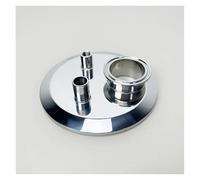 HZZGMANCAJ 6" OD167mm Tri-clamp Extraction Blind Plate with 2" Ferrule Clamp And 1/4" FNPT/1/2 MBSP