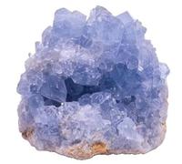 HZZGMANCAJ Celestite Crystals, Crystal Clusters, Raw, Blue Calcite, and Stones for Feng Shui Decoration, Spiritual Balance,700g