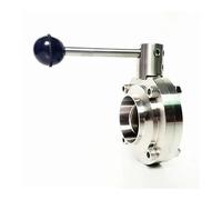 HZZGMANCAJ Fit 76mm 3" Pipe OD Butt Welding Flow Control Valve SUS 304 Stainless Beer Brewing Home