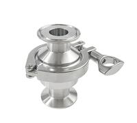 HZZGMANCAJ Fit Pipe OD12.7mm 3/4'' Tri Clamp Check Valve One Way Flow SS304 Stainless Steel One-Way Flow Vertical