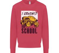 I 100 Giorni Di Scuola Monster Truck Uomo Felpa Jumper