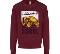 I 100 Giorni Di Scuola Monster Truck Uomo Felpa Jumper