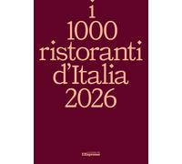 I 1000 ristoranti d'Italia 2026 [Paperback] [Nov 07, 2025] AA VV; AA VV and AA V