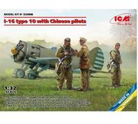 1:32 ICM KIT I-16 Type 10 With Chinese Pilots ICM32008