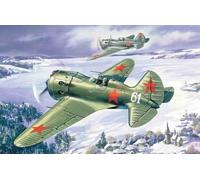 I-16 Type 24, WWII Soviet Fighter 1:72 Plastic Model Kit ICM