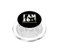 I Am 16 Plus Golf Ball Tee Golf Birthday per 17 anni PopSockets PopGrip per MagSafe