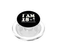 I Am 18 Plus Golf Ball Tee Golf Birthday per 19 anni PopSockets PopGrip per MagSafe