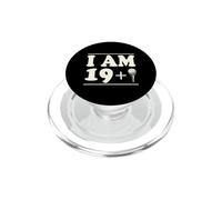 I Am 19 Plus Golf Ball Tee Golf Compleanno per 20 anni PopSockets PopGrip per MagSafe
