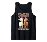 I Am 2 Goats Past Normal Animal Farmer Joke Canotta