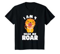 I am 4 hear me roar super carino Maglietta