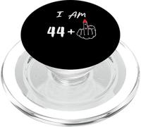 I Am 44 Plus 1 dito medio per un 45° compleanno PopSockets PopGrip per MagSafe