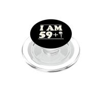 I Am 59 Plus Golf Ball Tee Golf Birthday per 60 anni PopSockets PopGrip per MagSafe