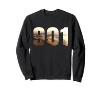 I am 901 Codice Area Memphis Tennessee City Bridge Regalo Felpa