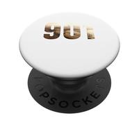 I am 901 Codice Area Memphis Tennessee City Bridge Regalo PopSockets PopGrip Adesivo