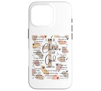 I Am A Child of Dio Bibbia Versi Religiosi Cristiani Regali Custodia per iPhone 16 Pro