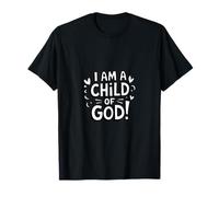 I Am a Child of God Christian Faith-Inspired Men Women Kids Maglietta