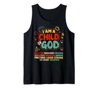 I am a Child of God Christian Retro Jesus Faith Design Canotta