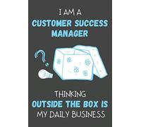 I AM A CUSTOMER SUCCESS MANAGER THINKING OUTSIDE THE BOX IS MY DAILY BUSINESS: Scribbles That Matter Dotted Journal Cutting Through The Matrix Large Grid Notebook