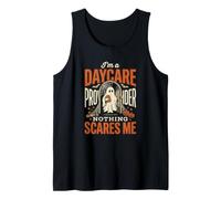 I Am A Daycare Provider Nothing Spaventes Me Halloween Ghost Canotta
