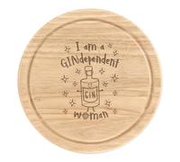 I Am A Gindependent Donna Rotondo Tagliare Formaggio Tavola Gin Independent