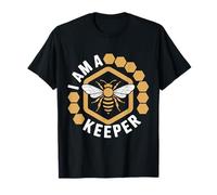 I Am A Keeper Apicoltore Miele Amante delle Api Divertente Maglietta