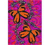 I Am A New Creation, Orange Butterfly 200 Unlined, Floral Detailed Page, 8x11, Hardcover Journal, Art Pad, Sketchbook, Drawing Book: Created With ... By: Artist Mary Elisabeth Linder @ MaryEMade