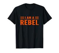 I Am A Rebel - Maglietta da uomo con scritta in inglese "I Am A Rebel" Maglietta