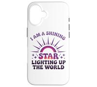 I Am A Shining Star Illumina Il Mondo Custodia per iPhone 16