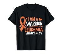 I Am A Warrior Leucemia Consapevolezza Trapianto Di Cellule Staminali Maglietta