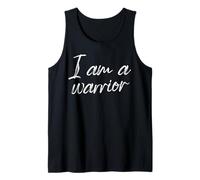 I Am A Warrior Motivational Self Empowerment Citazione Canotta